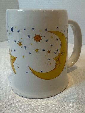 Vintage Studio Nova "Moonglow" Ceramic Coffee Tea Mug Celestial Star Moon Sun